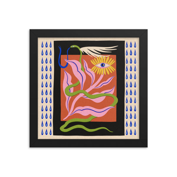 Framed print “Serpentine”